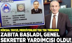 Zabıta başladı, Genel Sekreter yardımcısı oldu!