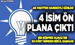 AK Parti'de bir sürpriz olmaz ise bu dört isimden biri il başkanı!