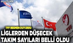 TFF, liglerden küme düşecek takım sayısını belirledi