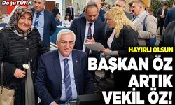 Başkan Öz, Vekil Öz! Hayırlı olsun…
