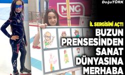 Buzun prensesinden sanat dünyasına merhaba…