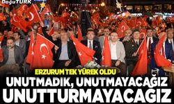 Dadaşlar Milli Birlik Günü’nde hainleri lanetledi