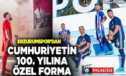 Erzurumspor'dan Cumhuriyetin 100. yılına özel forma