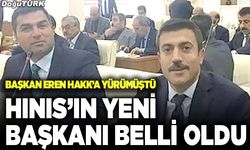 Hınıs’ın yeni başkanı belli oldu