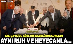 Vali Çiftçi: Bu zaferle milletimiz tekrar tarihin öznesi olmuştur