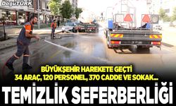 Büyükşehir kenti baştan aşağı temizliyor