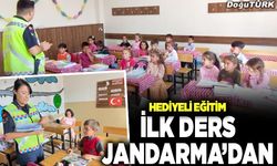 İlk ders Jandarma’dan