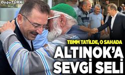 TBMM tatilde, O sahada; Altınok’a sevgi seli