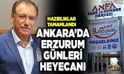 Ankara’da Erzurum Günleri heyecanı