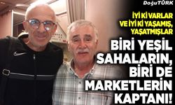 Biri yeşil sahaların, biri de marketlerin kaptanı!