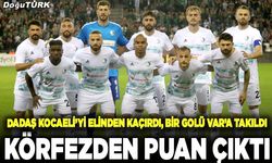 Dadaş puanla döndü