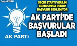 AK Parti'de yerel seçim başvuruları başladı