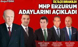 MHP 55 ili açıkladı; İşte Erzurum adayları