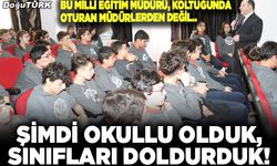 Şimdi okullu olduk, sınıfları doldurduk!