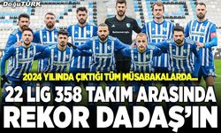 22 lig 358 takım arasında rekor Dadaş’ın