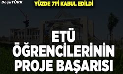 ETÜ öğrencilerinin proje başarısı