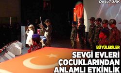 Sevgi evleri çocuklarından anlamlı etkinlik