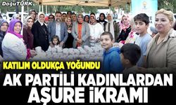 AK Partili kadınlardan aşure ikramı