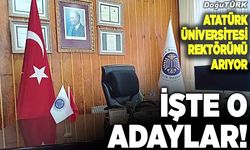 İşte o adaylar!