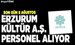 Erzurum Kültür A.Ş. personel alıyor