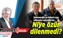 Ayıp edilmesine ayıp edildi de… Niye özür dilenmedi?