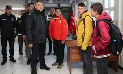 Erzurum polisi okul çevresinde nöbette