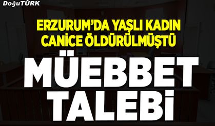 Erzurum’daki vahşi cinayetin zanlısına mübbet talebi