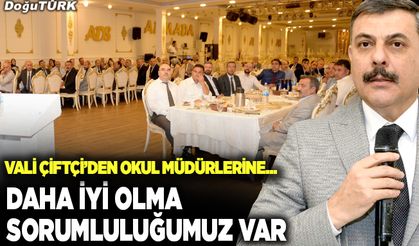 Vali Çiftçi: Önce biz öğrenip kendimizi yenileyeceğiz