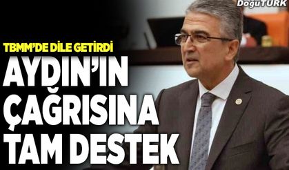 Aydın’ın çağrısına tam destek