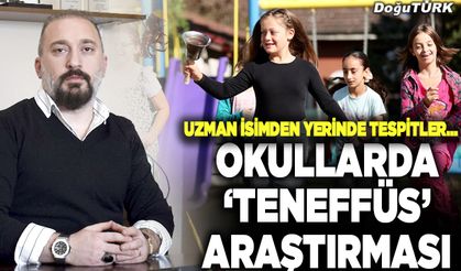 Okullarda ‘teneffüs’ araştırması