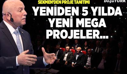 Başkan Sekmen, yeni dönem projelerini anlattı