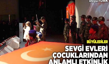 Sevgi evleri çocuklarından anlamlı etkinlik