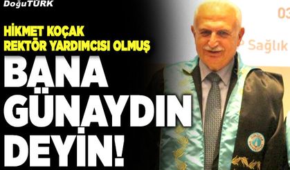 Bana günaydın deyin!
