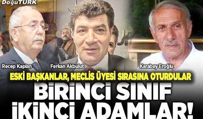 Birinci sınıf ikinci adamlar!
