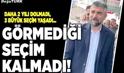 Görmediği seçim kalmadı!
