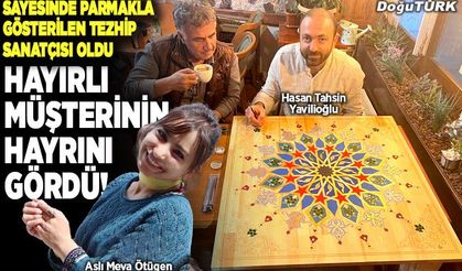 Hayırlı müşterinin hayrını gördü!