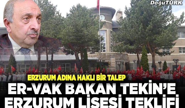 ER-VAK’tan Bakan Yusuf Tekin’e teklif