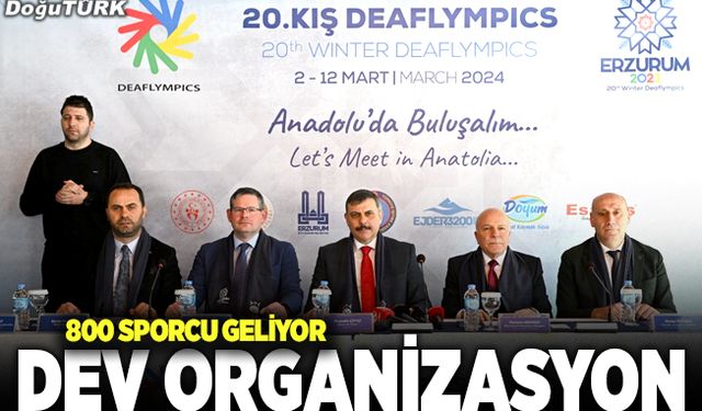Erzurum’a dev bir organizasyon daha