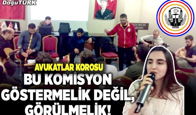 Bu komisyon göstermelik değil, görülmelik!