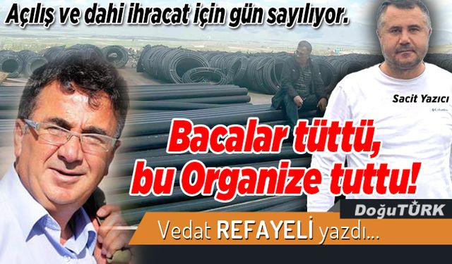 Bacalar tüttü, bu Organize tuttu!