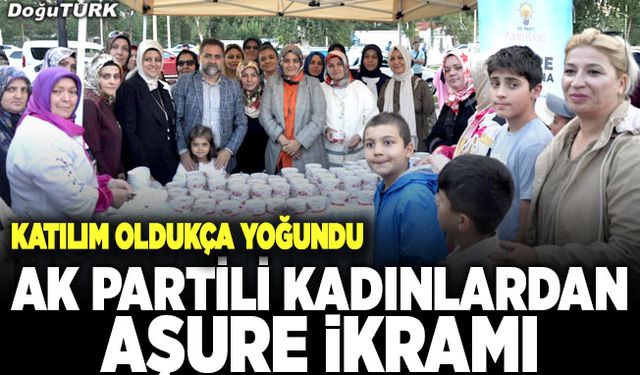 AK Partili kadınlardan aşure ikramı