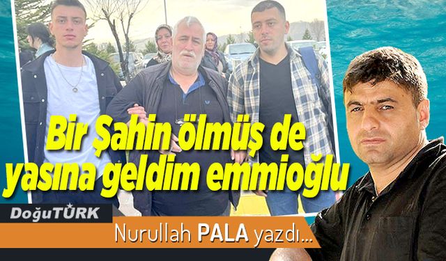 Bir Şahin ölmüş de yasına geldim emmioğlu