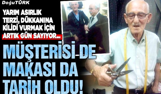 Müşterisi de makası da tarih oldu!