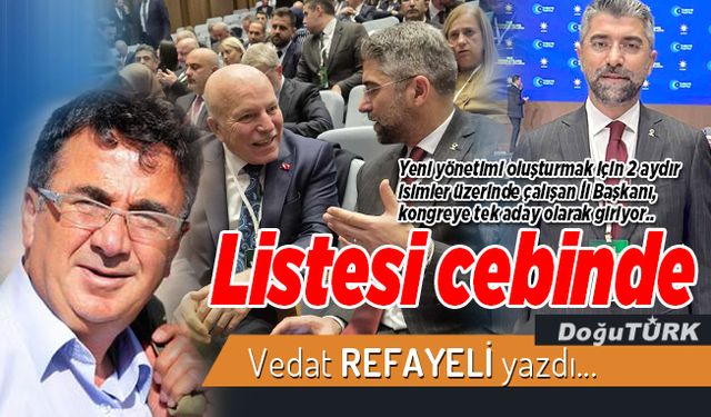 Listesi cebinde