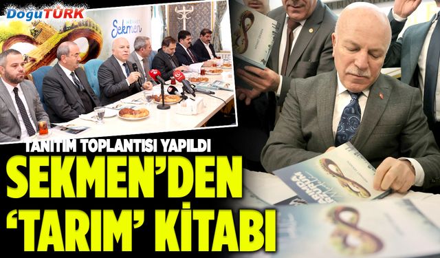 Sekmen ‘Tarımda Erzurum Modeli’ni yazdı