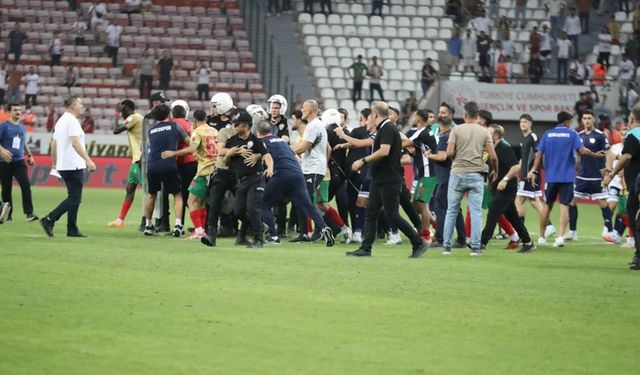 Kara gece: Amed–Erzurumspor maçı sonrası çirkin saldırı!
