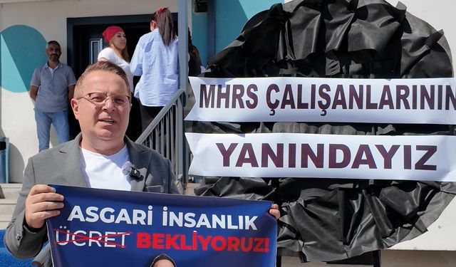 Elmalı’dan MHRS direnişine siyah çelenkli destek