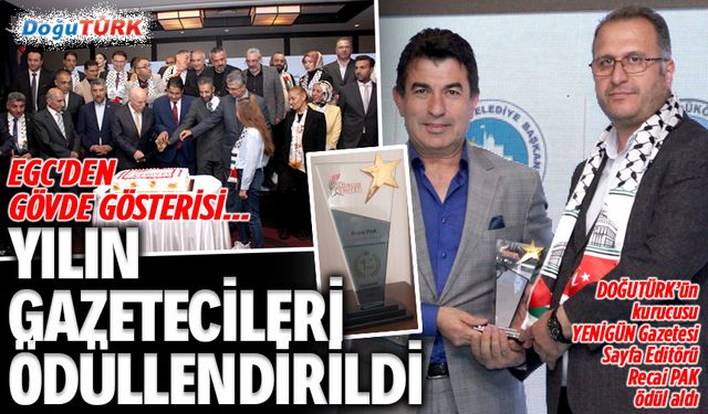 Gazetecilik ödülleri sahiplerini buldu