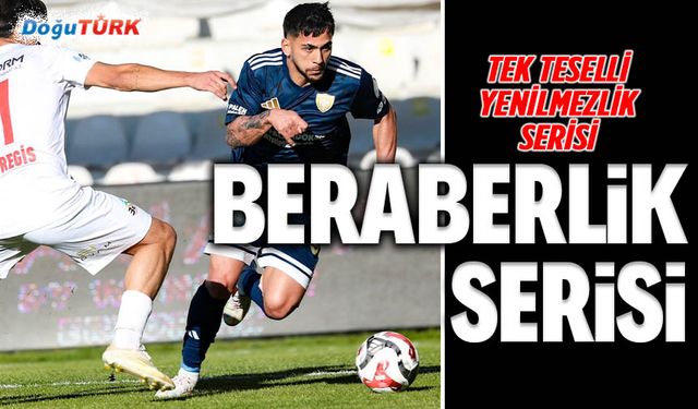 Erzurumspor FK beraberliğe abone oldu