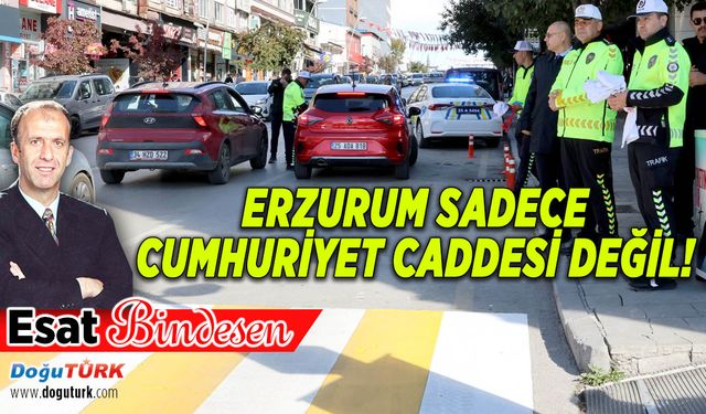 ERZURUM SADECE CUMHURİYET CADDESİ DEĞİL!